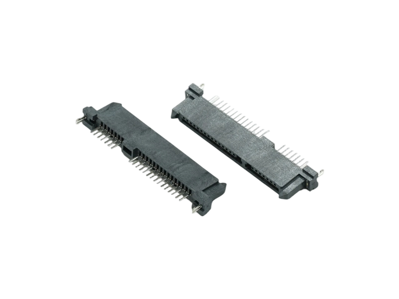 SATA 7 15P female socket single row DIP